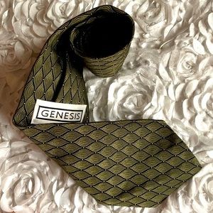 New Genesis mens silk tie